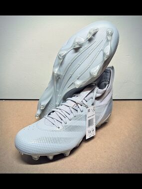 NEW Men's 13 Adidas Football cleats - Adizero Impact - Gray/Silver MSRP: $120